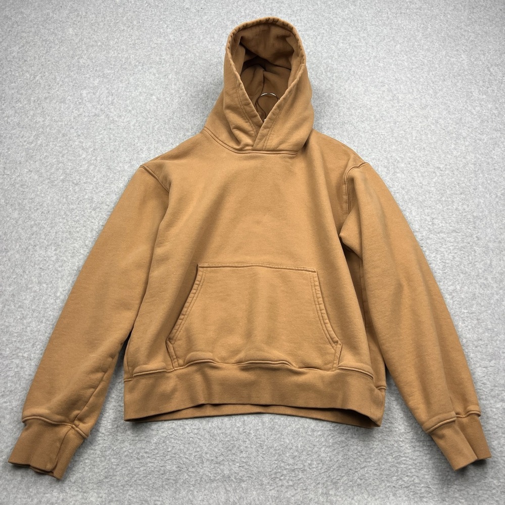 Aritzia TNA Hoodie Women's Medium‎ Brown Cozy Fleece Perfect Pullover Sweatshirt